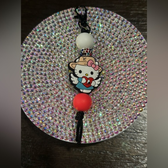 Beaded keychain - Picture 1 of 2